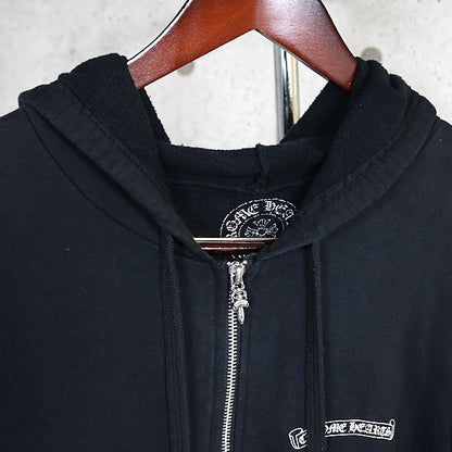 CHROME HEARTS Old Flare Knee SV925 Hoodie Black Size XL