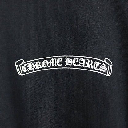 CHROME HEARTS Old Flare Knee SV925 Hoodie Black Size XL