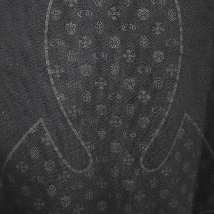 CHROME HEARTS Old Flare Knee SV925 Hoodie Black Size XL