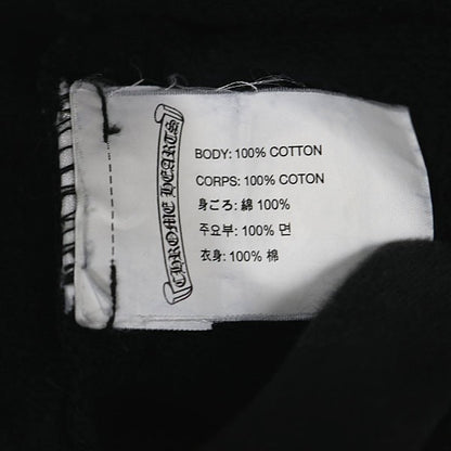 CHROME HEARTS Old Flare Knee SV925 Hoodie Black Size XL