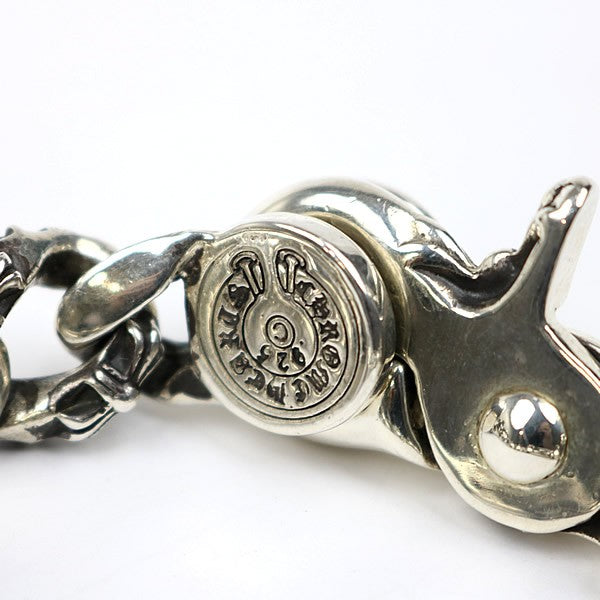 CHROME HEARTS Fancy After-Diamond Clip Bracelet Silver