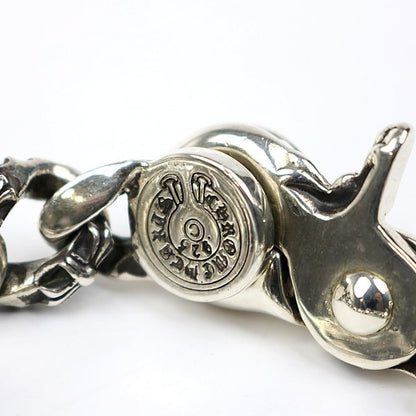 CHROME HEARTS Fancy After-Diamond Clip Bracelet Silver