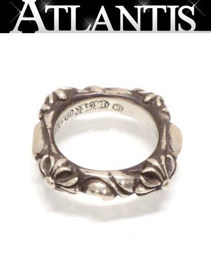 CHROME HEARTS Silver 925 SBT Band Ring Size JP 6