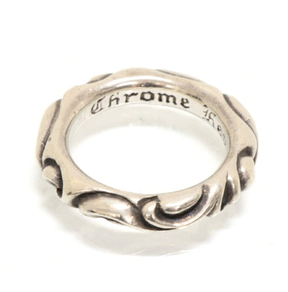 CHROME HEARTS Scroll Band Ring Silver Size JP 14