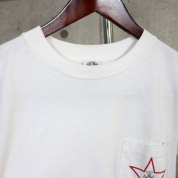 CHROME HEARTS Old Star Print T-Shirt White Size M