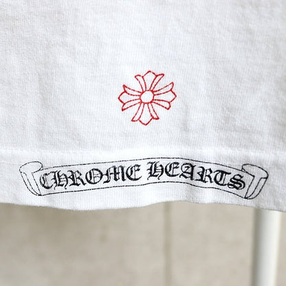 CHROME HEARTS Old Star Print T-Shirt White Size M