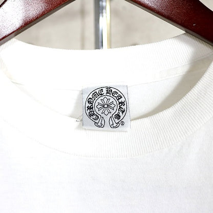 CHROME HEARTS Old Star Print T-Shirt White Size M