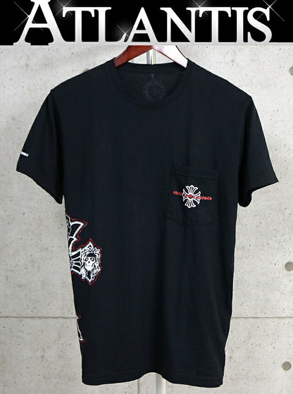 CHROME HEARTS Guns N' Roses Short T-Shirt Black Size M