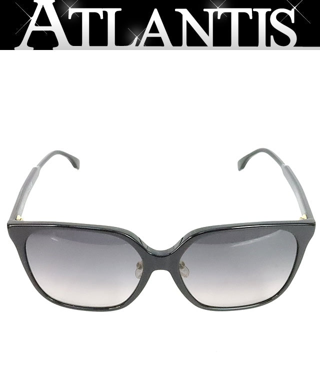FENDI Acetate Sunglasses Black Size 59□16