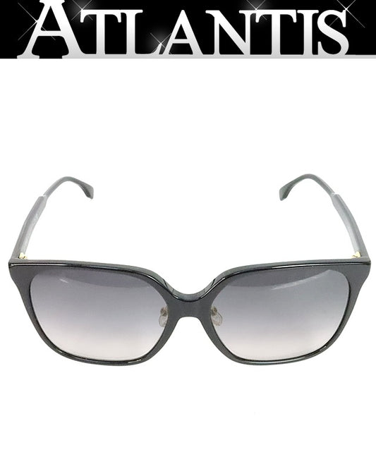 FENDI Acetate Sunglasses Black Size 59□16