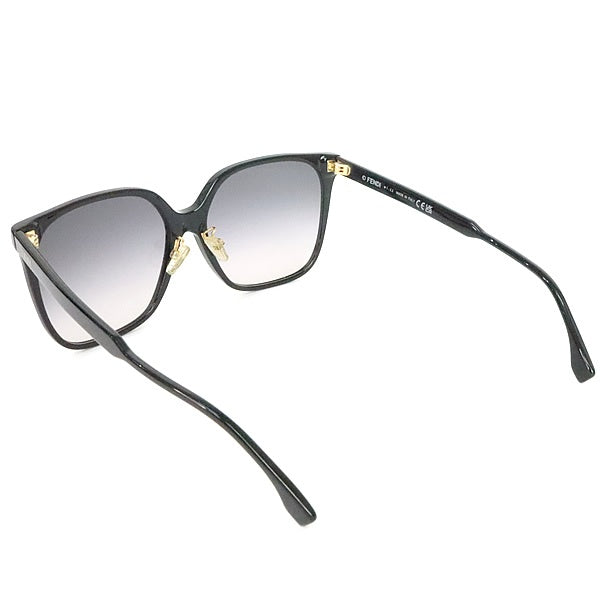FENDI Acetate Sunglasses Black Size 59□16