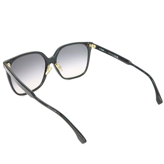 FENDI Acetate Sunglasses Black Size 59□16
