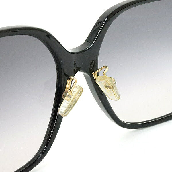 FENDI Acetate Sunglasses Black Size 59□16