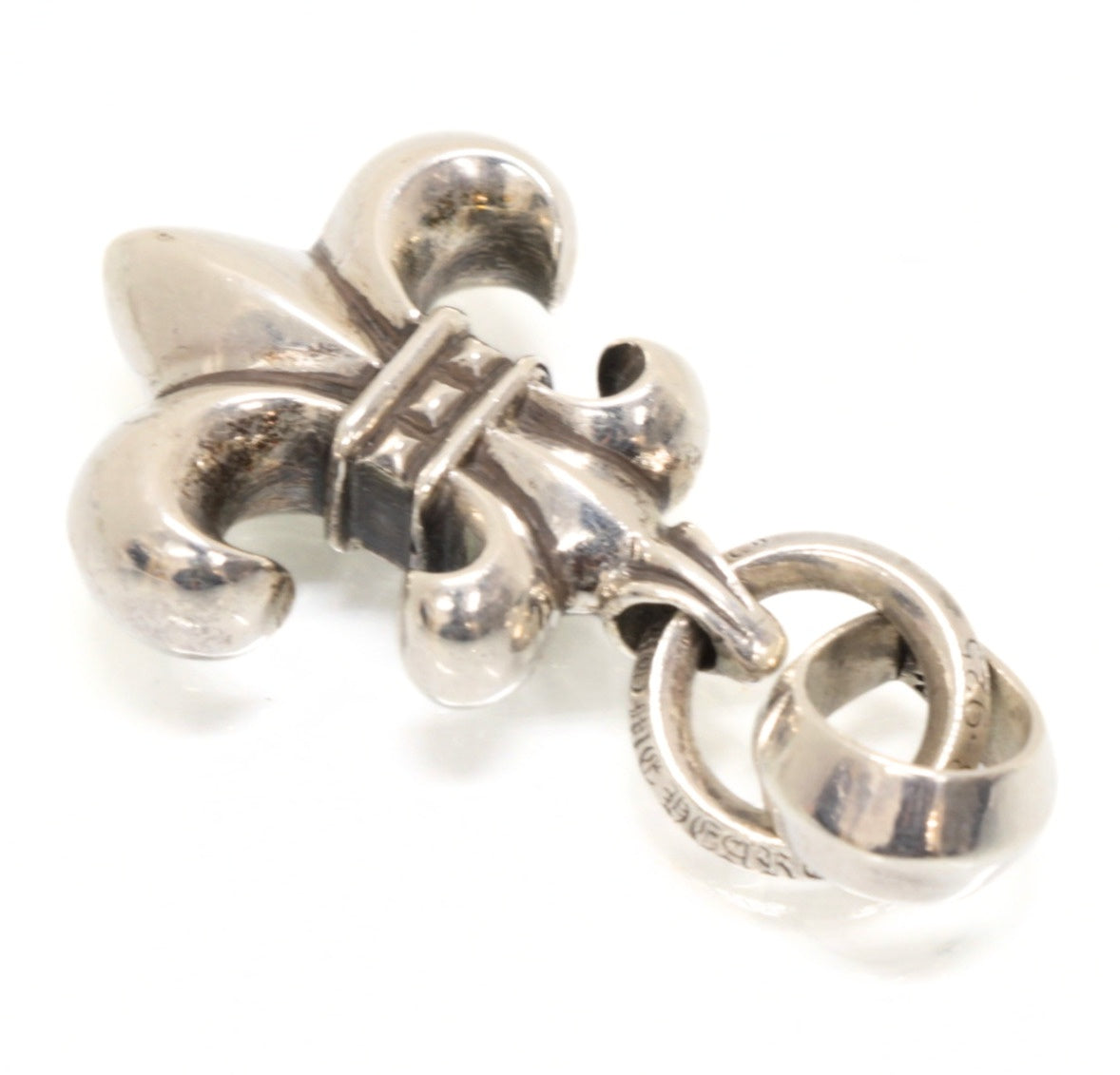 CHROME HEARTS BS Fleur With Bail Silver Pendant