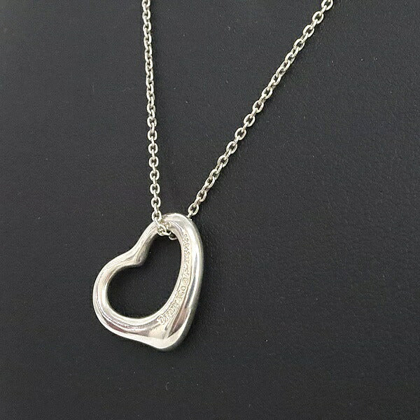 TIFFANY&Co. Open Heart SV925 Silver Necklace