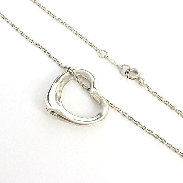 TIFFANY&Co. Open Heart SV925 Silver Necklace
