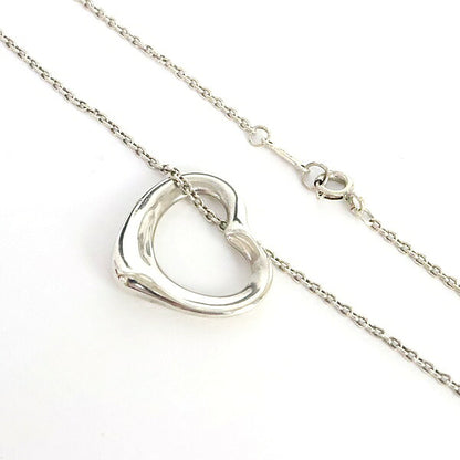 TIFFANY&Co. Open Heart SV925 Silver Necklace