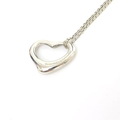 TIFFANY&Co. Open Heart SV925 Silver Necklace