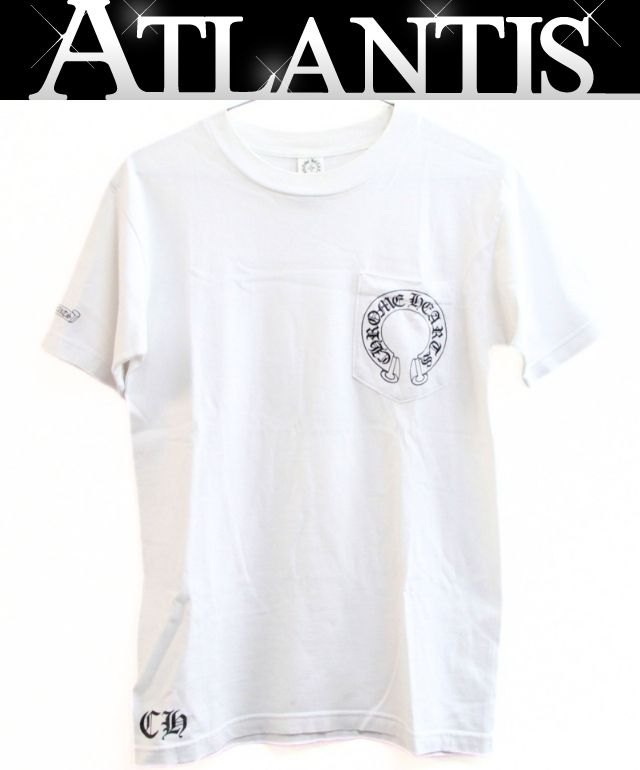 CHROME HEARTS Old CH Plus Pocket T-Shirt White Size S