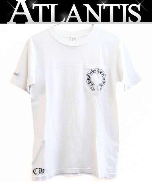 CHROME HEARTS Old CH Plus Pocket T-Shirt White Size S
