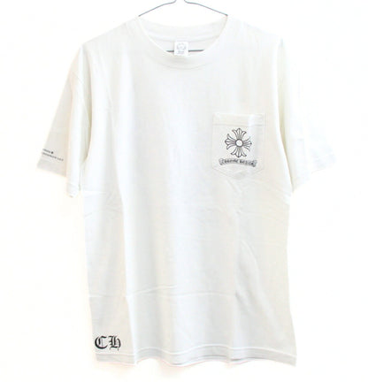 CHROME HEARTS Old CH Plus Pocket T-Shirt White Size M
