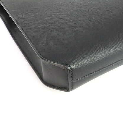 HERMES Kelly Depeches 36 Epsom Leather Briefcase Stamp Black