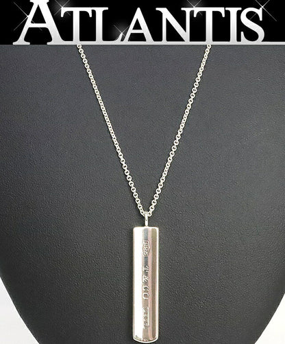 TIFFANY&Co. Narrow Plate SV925 Silver Necklace