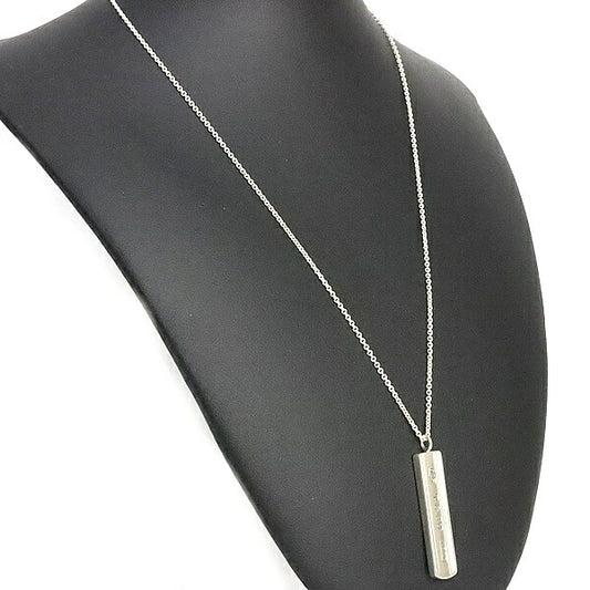 TIFFANY&Co. Narrow Plate SV925 Silver Necklace