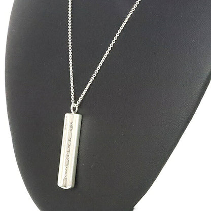 TIFFANY&Co. Narrow Plate SV925 Silver Necklace