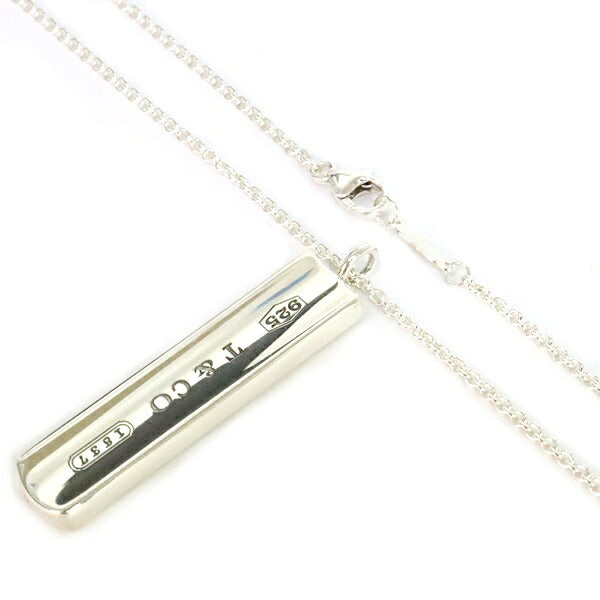 TIFFANY&Co. Narrow Plate SV925 Silver Necklace
