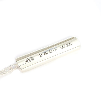 TIFFANY&Co. Narrow Plate SV925 Silver Necklace