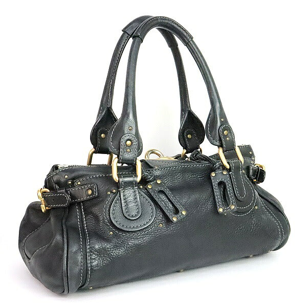 Chloe Paddington Leather Handbag Black