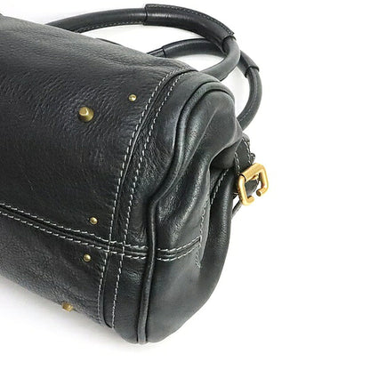Chloe Paddington Leather Handbag Black