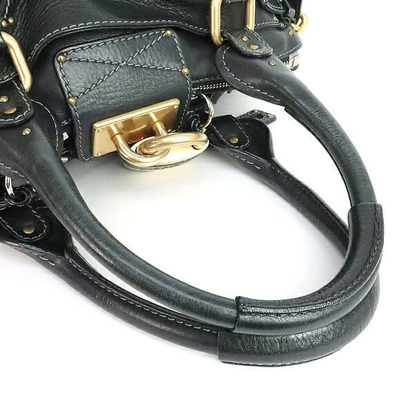Chloe Paddington Leather Handbag Black