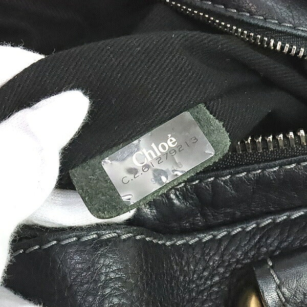 Chloe Paddington Leather Handbag Black
