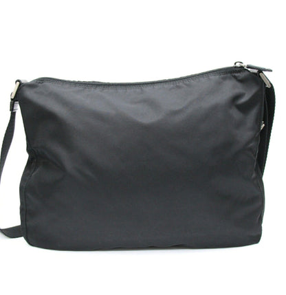 PRADA Triangle Logo Nylon Bag Black