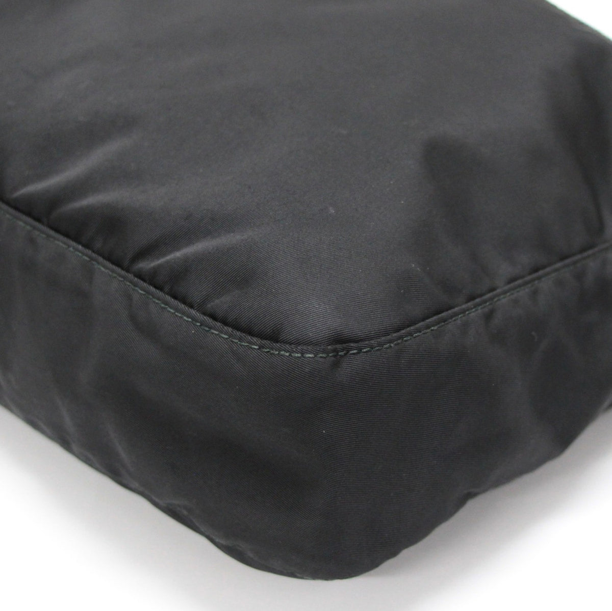 PRADA Triangle Logo Nylon Bag Black