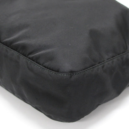 PRADA Triangle Logo Nylon Bag Black