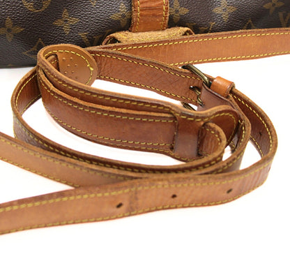 Louis Vuitton Saumur 35 Monogram Brown Mules