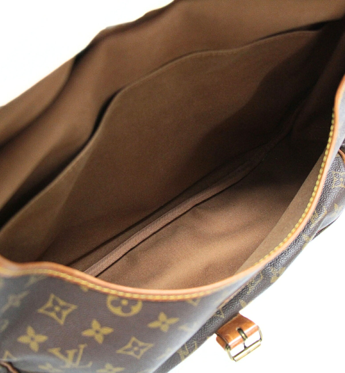 Louis Vuitton Saumur 35 Monogram Brown Mules