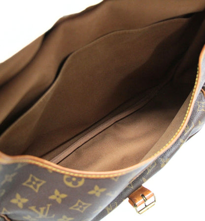 Louis Vuitton Saumur 35 Monogram Brown Mules