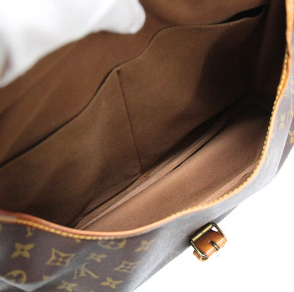 Louis Vuitton Saumur 35 Monogram Brown Mules