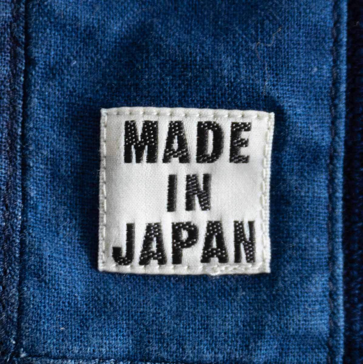 BLUE BLUE JAPAN Sashiko P-Coat Jacket Indigo Size L
