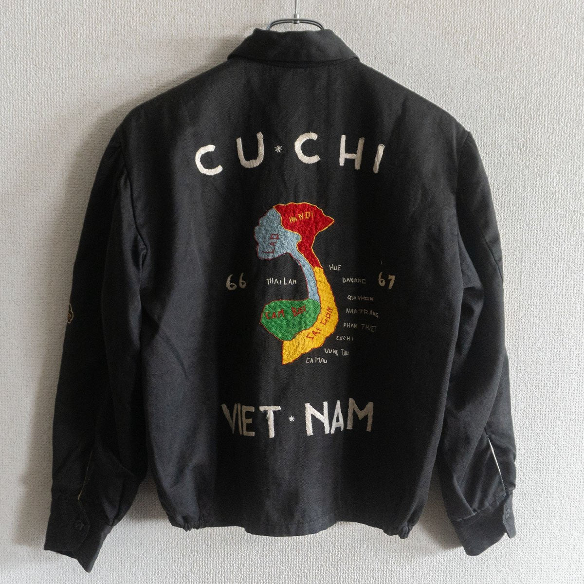 Vintage 60s Vietnam Souvenir Jacket Size S