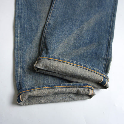 RRL Austin Wash Low-Straight Distressed Denim Size 32×32