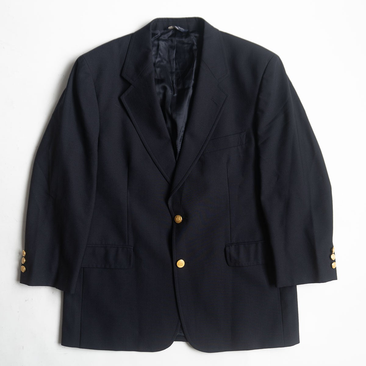 BROOKS BROTHERS Navy Blazer Gold Buttons Size 40S
