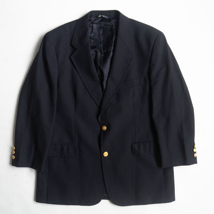 BROOKS BROTHERS Navy Blazer Gold Buttons Size 40S