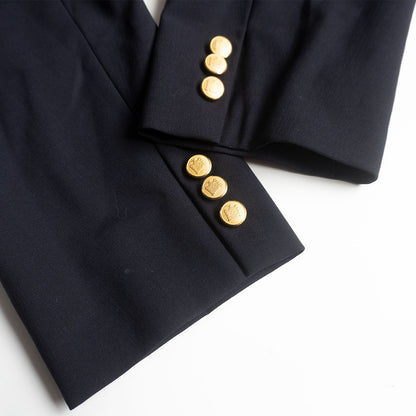 BROOKS BROTHERS Navy Blazer Gold Buttons Size 40S