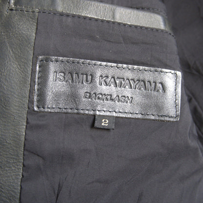 ISAMU KATAYAMA BACKLASH Single Rider's Leather Jacket Size M