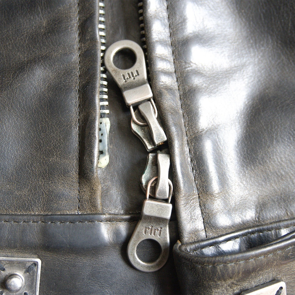 ISAMU KATAYAMA BACKLASH Single Rider's Leather Jacket Size M